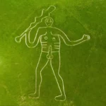 Cekricek.id - Ukiran Pria Botak Telanjang Diduga Hercules Ditemukan di Lereng Bukit Cerne Abbas, Inggris