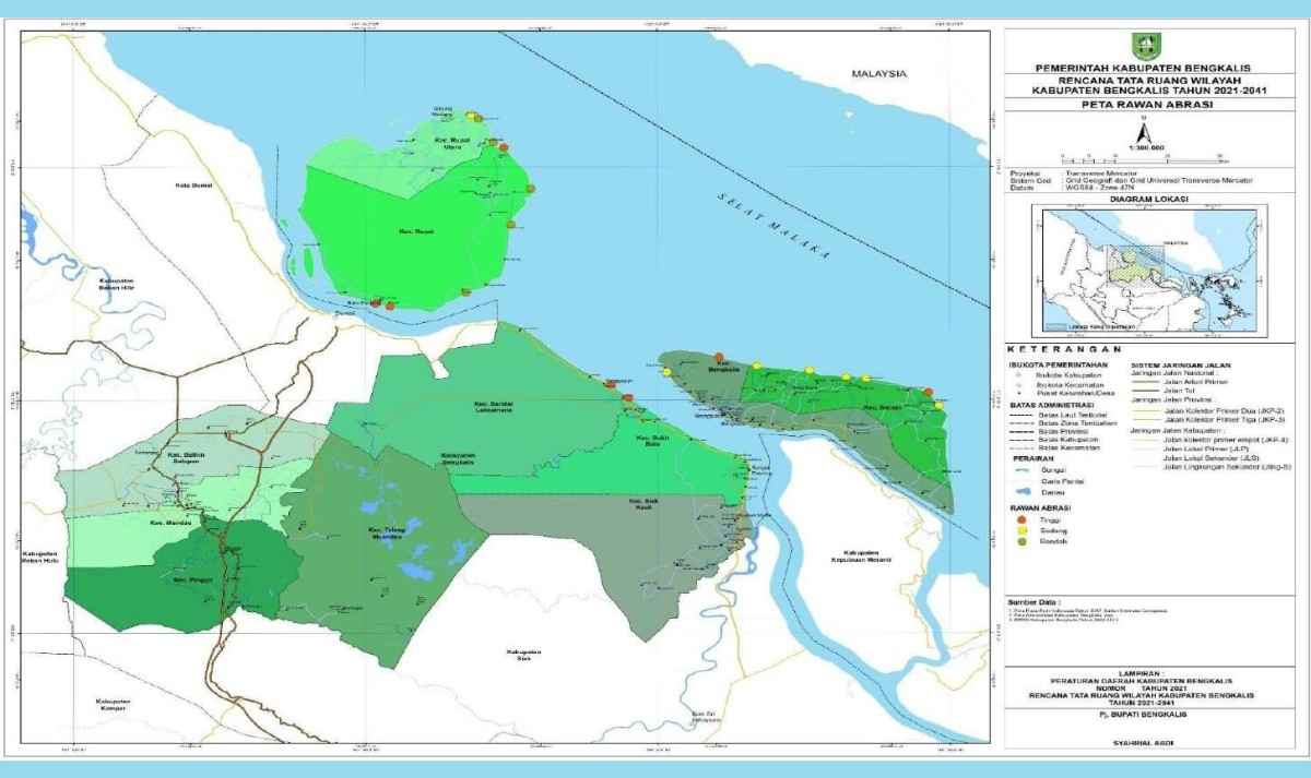 Pemetaan Wilayah Rawan Bencana Bengkalis