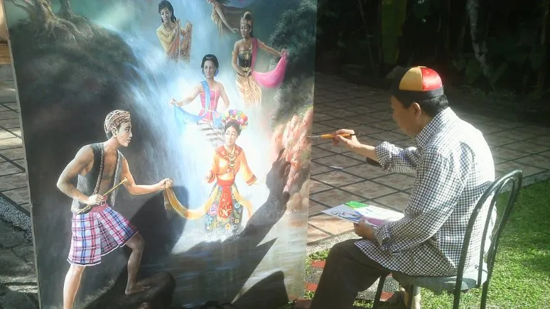 Menapaki Jejak Adam Lay: Dari Pecinta Wayang Menjadi Maestro Lukis