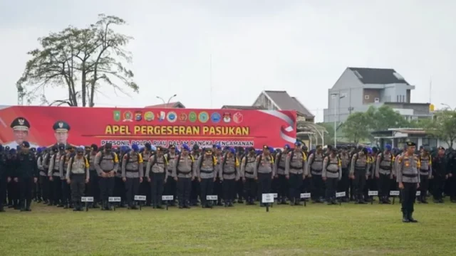 Berita Riau Hari Ini: 2 Polisi Amankan Tiap TPS Rawan Konflik di Perbatasan Rohil-Dumai