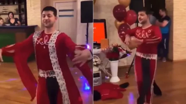Presiden Zelenskyy Menari Seperti Banci Menggunakan Baju Merah, Fakta atau Bukan?
