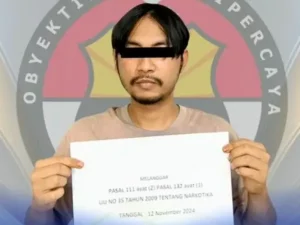 Pengedar narkoba ditangkap oleh Tim Phantom Sat Narkoba Polres Payakumbuh di kediamannya di Kecamatan Situjuh