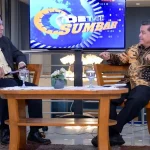 Bupati Agam Benni Warlis saat Talkshow membahas soal Program Sawah Pokok Murah (SPM) yang diusung Pemerintah Kabupaten Agam (Foto: Ist)