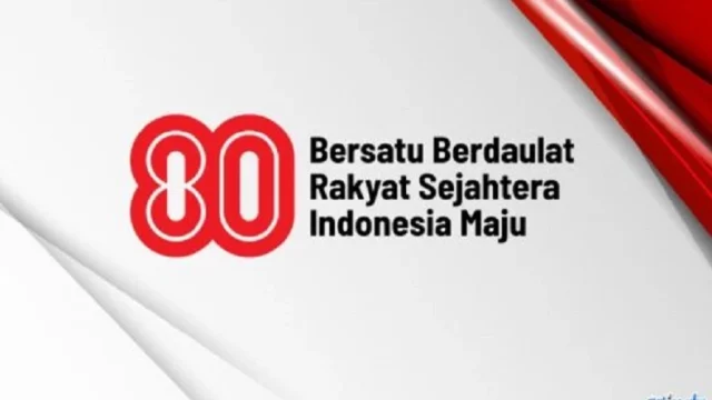 Logo 80 Tahun Kemerdekaan RI (Foto: Ist)
