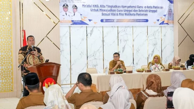 Pemko Pariaman gelar sosialisasi program prioritas Kemendikdasmen Pariaman bagi guru peserta Kelompok Kerja Guru (KKG) (Foto: Ist)