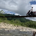 Jembatan Darurat Koto Rawang di Kabupaten Pesisir Selatan (Foto: Ist)