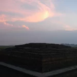 Struktur bata Candi Jiwa di Kawasan Percandian Batujaya, Karawang, Jawa Barat