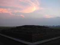 Struktur bata Candi Jiwa di Kawasan Percandian Batujaya, Karawang, Jawa Barat