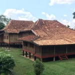 Bangunan Rumah Limas, rumah adat Palembang, di Museum Balaputradewa