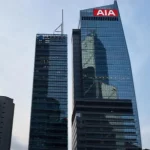 Gedung AIA Central di kawasan Central, Hong Kong