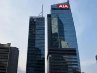 Gedung AIA Central di kawasan Central, Hong Kong