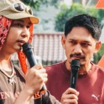 Aktor dan presenter Ibnu Jamil dalam acara Puma Indonesia