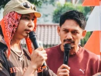 Aktor dan presenter Ibnu Jamil dalam acara Puma Indonesia