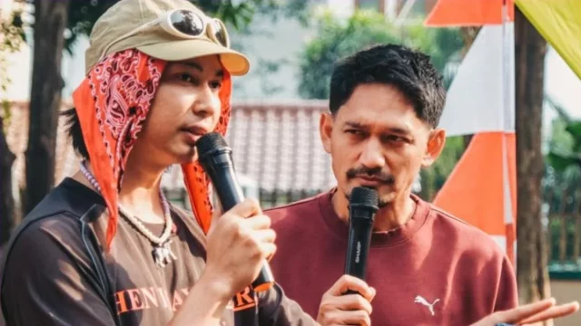 Aktor dan presenter Ibnu Jamil dalam acara Puma Indonesia