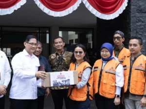 Pelepasan tim tanggap bencana FK-KMK UGM untuk misi gempa Nusa Tenggara Timur