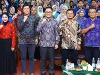Peluncuran program Aksara Mahasiswa Berdampak di Padang, Sumatera Barat