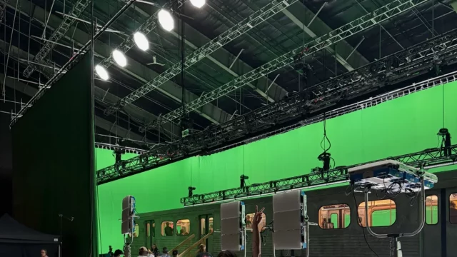 Bagian dalam studio pengambilan gambar yang dibagikan Agnez Mo melalui akun Instagram pribadinya.
