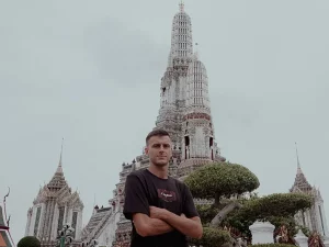 Alexander Jeremejeff di Bangkok, Thailand, jelang resmi bergabung dengan Persija Jakarta.
