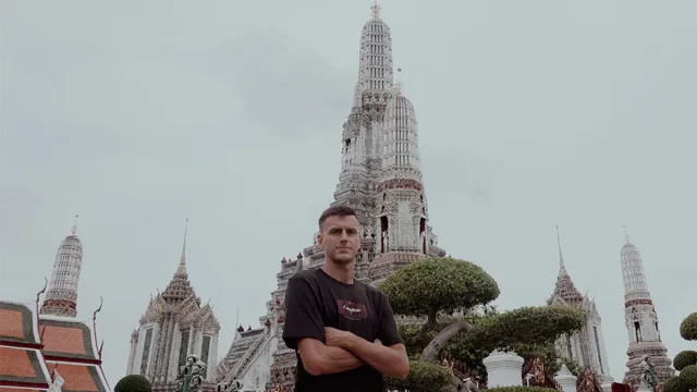 Alexander Jeremejeff di Bangkok, Thailand, jelang resmi bergabung dengan Persija Jakarta.