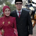 Atta Halilintar bersama Aurel Hermansyah di kompleks Istana Kepresidenan, Senin (17/8/2026).