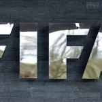 Papan nama markas besar FIFA di Zurich Swiss