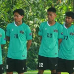 Skuad Garudayaksa FC berlatih selama TC di Solo dan Yogyakarta.