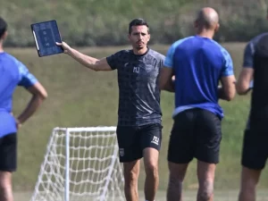 Sesi pemusatan latihan Borneo FC Samarinda