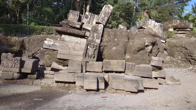 Candi Morangan Sengaja Tidak Dipugar Seluruhnya