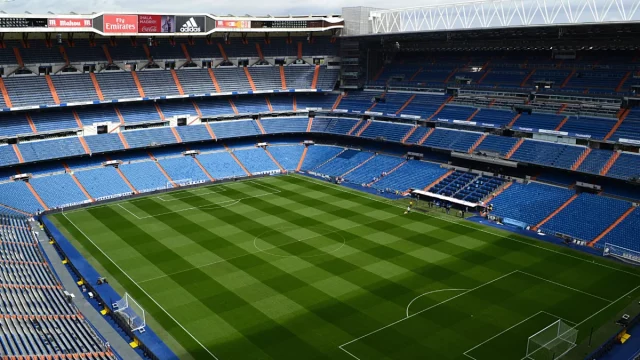Panorama tribune Stadion Santiago Bernabeu