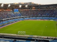 Tribune Stadio Diego Armando Maradona pada laga Serie A