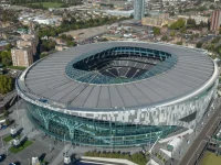 Pemandangan udara Tottenham Hotspur Stadium