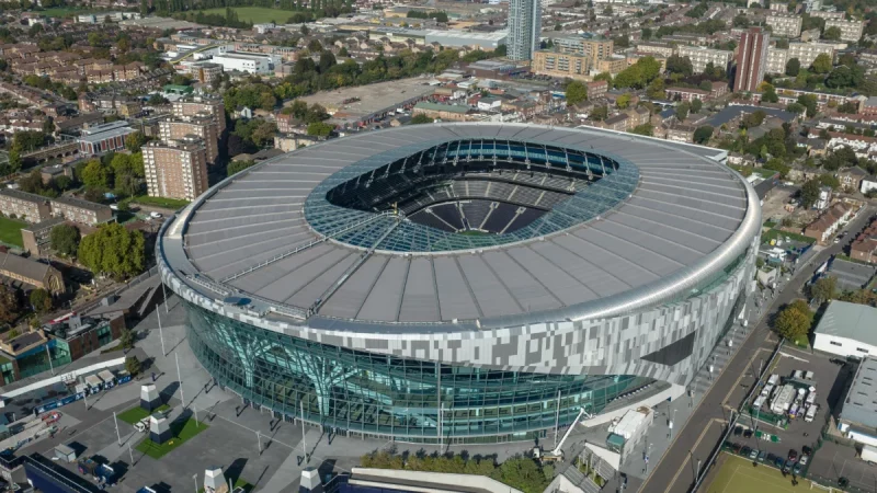 Pemandangan udara Tottenham Hotspur Stadium