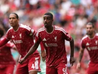 Para pemain Liverpool dalam sebuah pertandingan pramusim