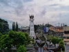 Jam Gadang, Bukittinggi, menjelang magrib.