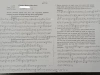 Halaman tulisan beraksara Jawa.