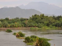 Sungai Brantas di Kediri.
