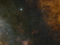 Kawasan padat bintang di rasi Sagitarius arah pusat Galaksi Bima Sakti