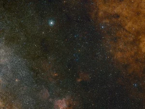 Kawasan padat bintang di rasi Sagitarius arah pusat Galaksi Bima Sakti