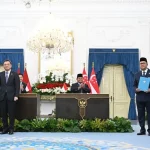Penandatanganan nota kesepahaman kerja sama perdagangan listrik lintas batas Danantara Indonesia dan Singapura