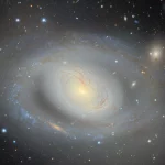 Citra galaksi Messier 96 dari peta 2D alam semesta DESI Legacy Imaging Surveys