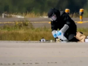 Drone bermuatan bahan peledak yang ditemukan di dekat pesawat kargo Ukraina di Bandara Leipzig-Halle