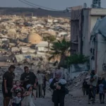 Kondisi Jalur Gaza di tengah operasi militer Israel yang intensitasnya menurun