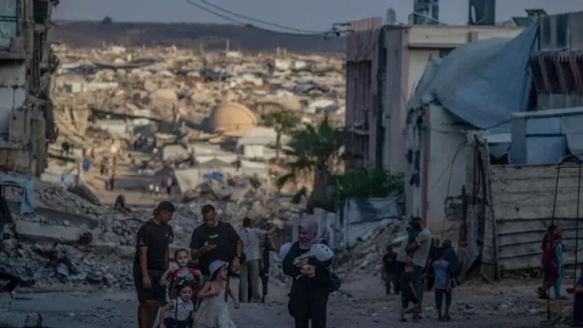 Kondisi Jalur Gaza di tengah operasi militer Israel yang intensitasnya menurun