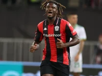 Penyerang timnas Nigeria Terem Moffi yang direkrut Hamburger SV dari OGC Nice.