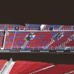 Tribun sebuah stadion sepak bola