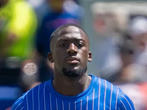 Ibrahima Konate tampil untuk timnas Prancis