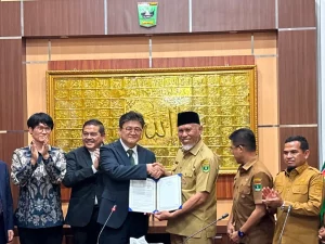 Wakil Bupati Solok H. Candra dalam forum investasi hijau bersama delegasi Korea Selatan