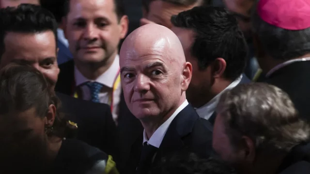Presiden FIFA Gianni Infantino dalam sebuah agenda resmi sepak bola pada Agustus 2026.
