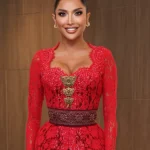 Millen Cyrus mengenakan kebaya Bali dalam gala Miss Equality World 2026.