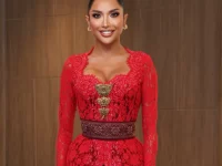 Millen Cyrus mengenakan kebaya Bali dalam gala Miss Equality World 2026.